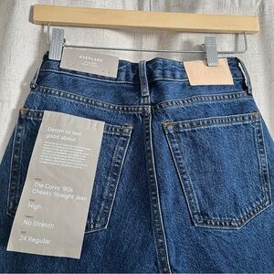 Everlane Women's The Curvy 90s Cheeky Straight Jeans